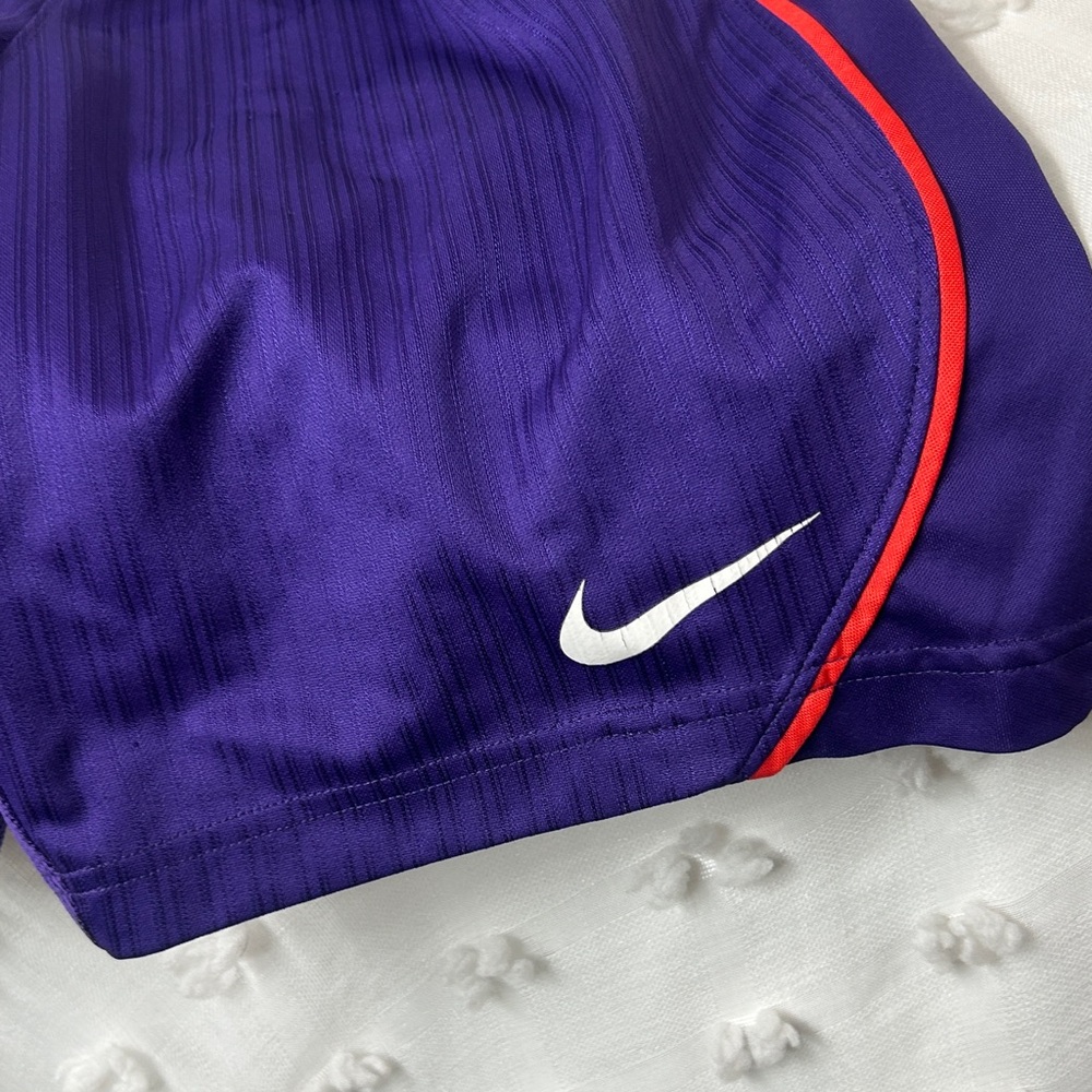 Nike Women's Vibrant Purple Athletic Shorts - Picture 3 of 4
